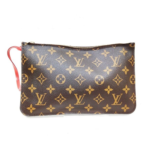 Authentic Louis Vuitton LV Accessory pouch Neverfull Pouch Monogram mn240-122825